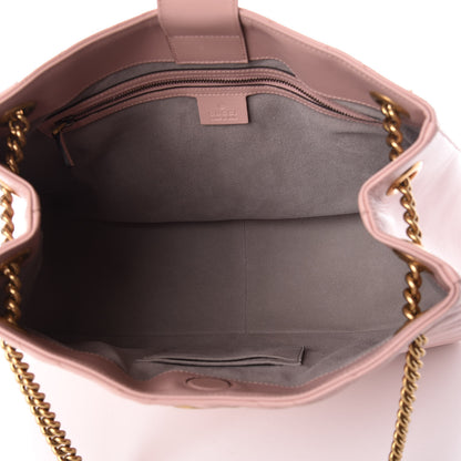 Gucci Calfskin Matelasse Medium GG Marmont Shoulder Tote Bag Perfect Pink 5 of 9