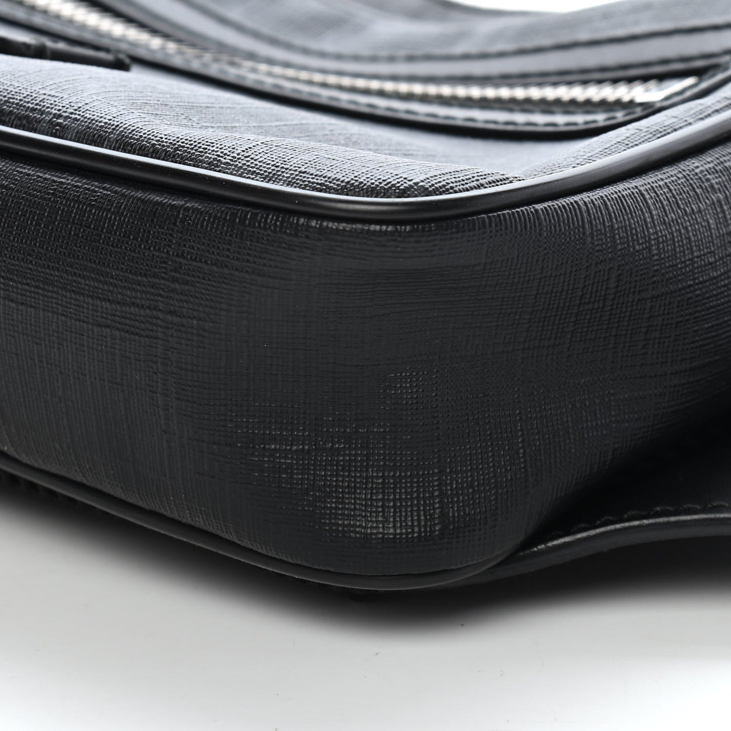 Soft GG Supreme Monogram Web Belt Bag Black Grey