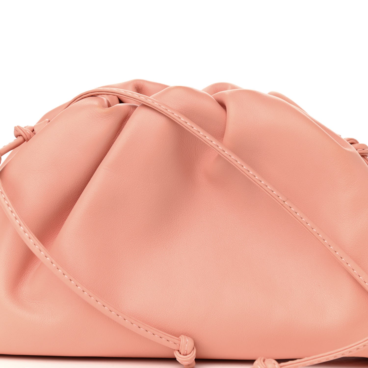 Bottega Veneta Butter Calfskin The Mini Pouch Peachy 8 of 10