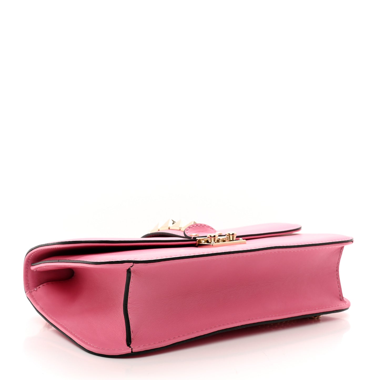 Vitello Medium Glam Lock Rockstud Flap Ninphea