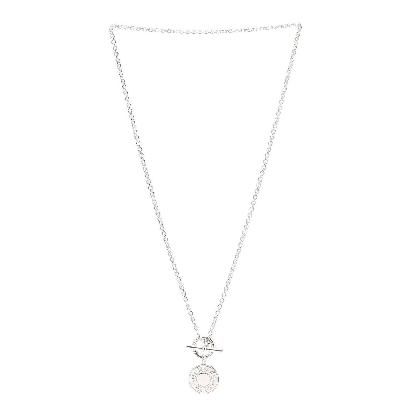Sterling Silver Amulettes H Confettis Pendant Necklace
