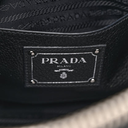Prada Vitello Phenix Shopping Satchel Black 6 of 10