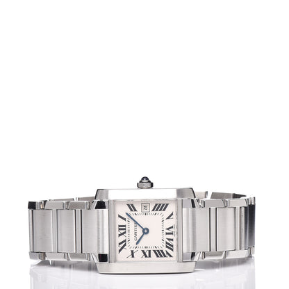 Cartier Stainless Steel 25mm Tank Francaise Quartz Watch 3 of 6