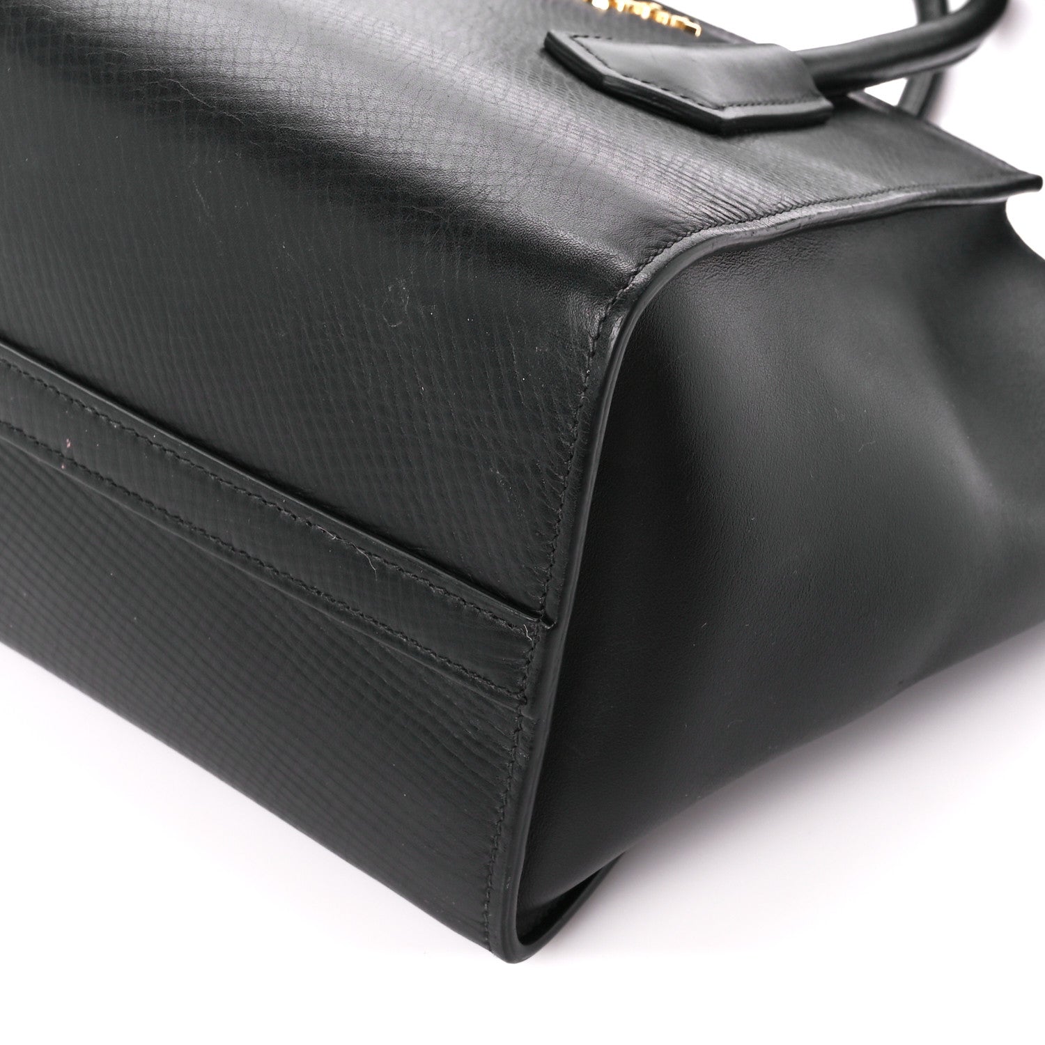 Prada Vitello Glace Calfskin Twin Pocket Tote Black 10 of 11