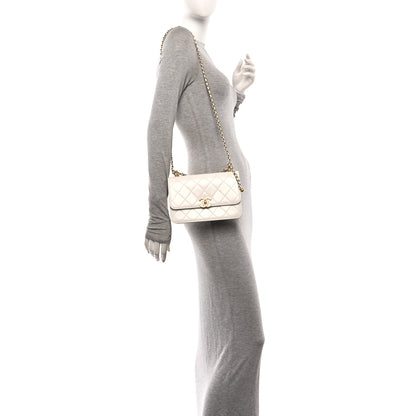 Chanel Calfskin Quilted Perfect Fit Flap White 2 of 11
