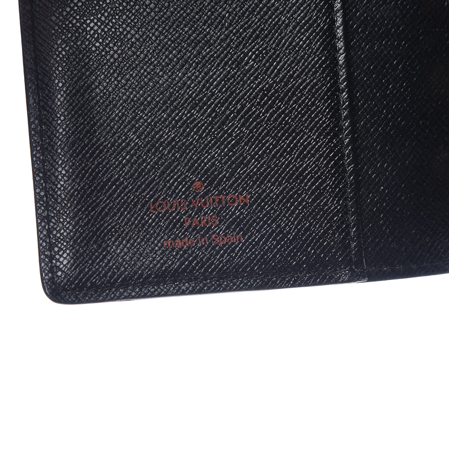 Louis Vuitton Epi Small Ring Agenda Cover Black 6 of 6
