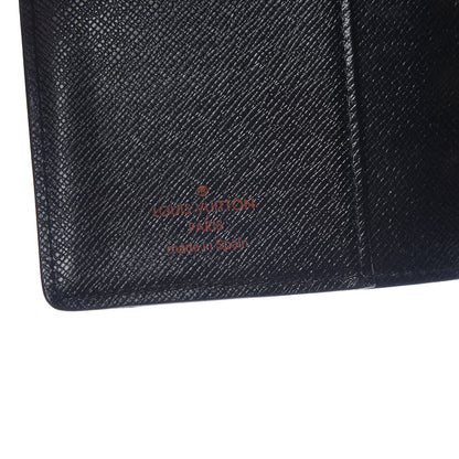 Louis Vuitton Epi Small Ring Agenda Cover Black 6 of 6