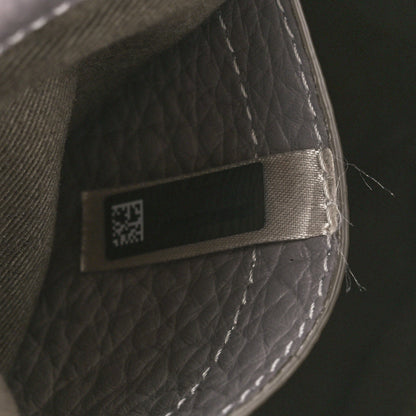 Chloe Calfskin Mini Marcie Round Crossbody Bag Cashmere Grey 7 of 12