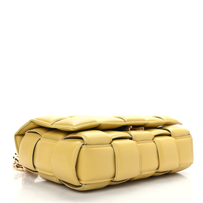Bottega Veneta Lambskin Maxi Intreccio Padded Chain Cassette Crossbody Bag Corn 4 of 8