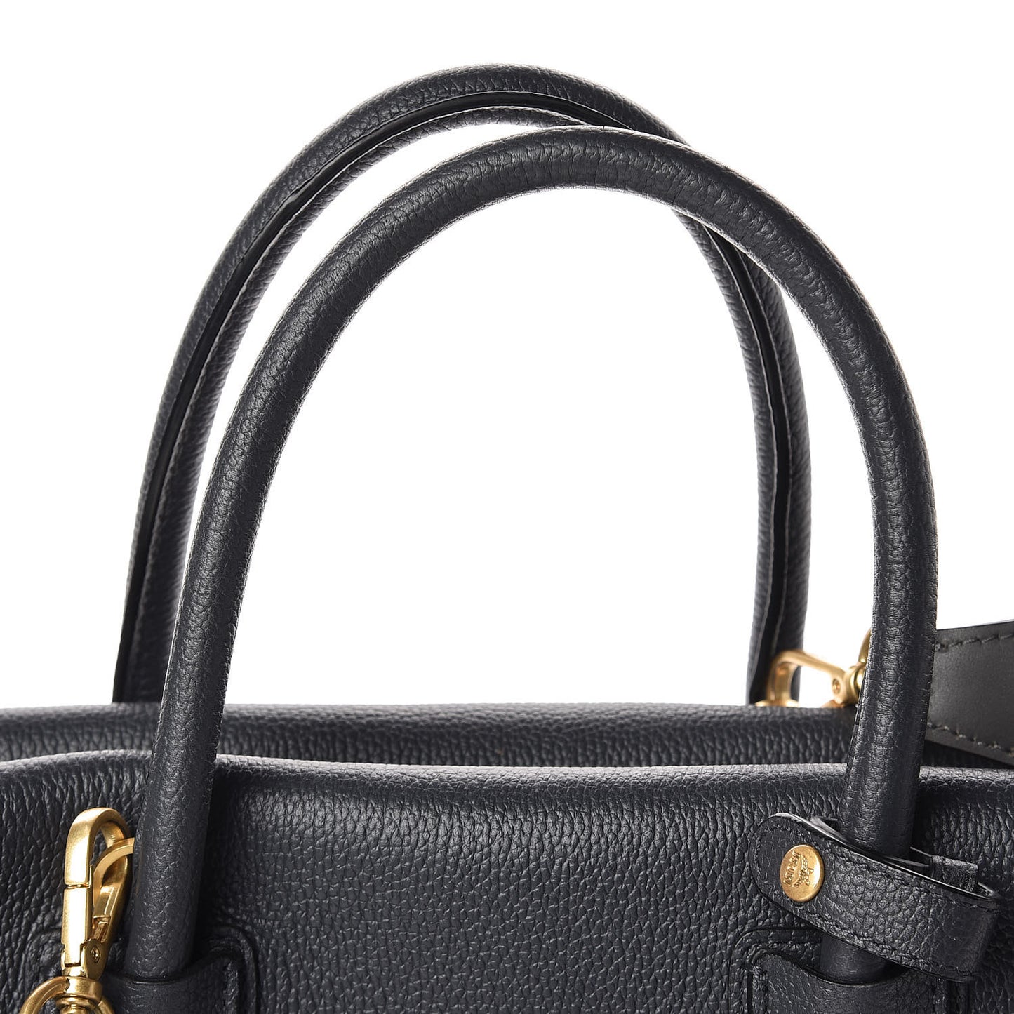 Grained Calfskin Large Milla Tote Phantom Grey