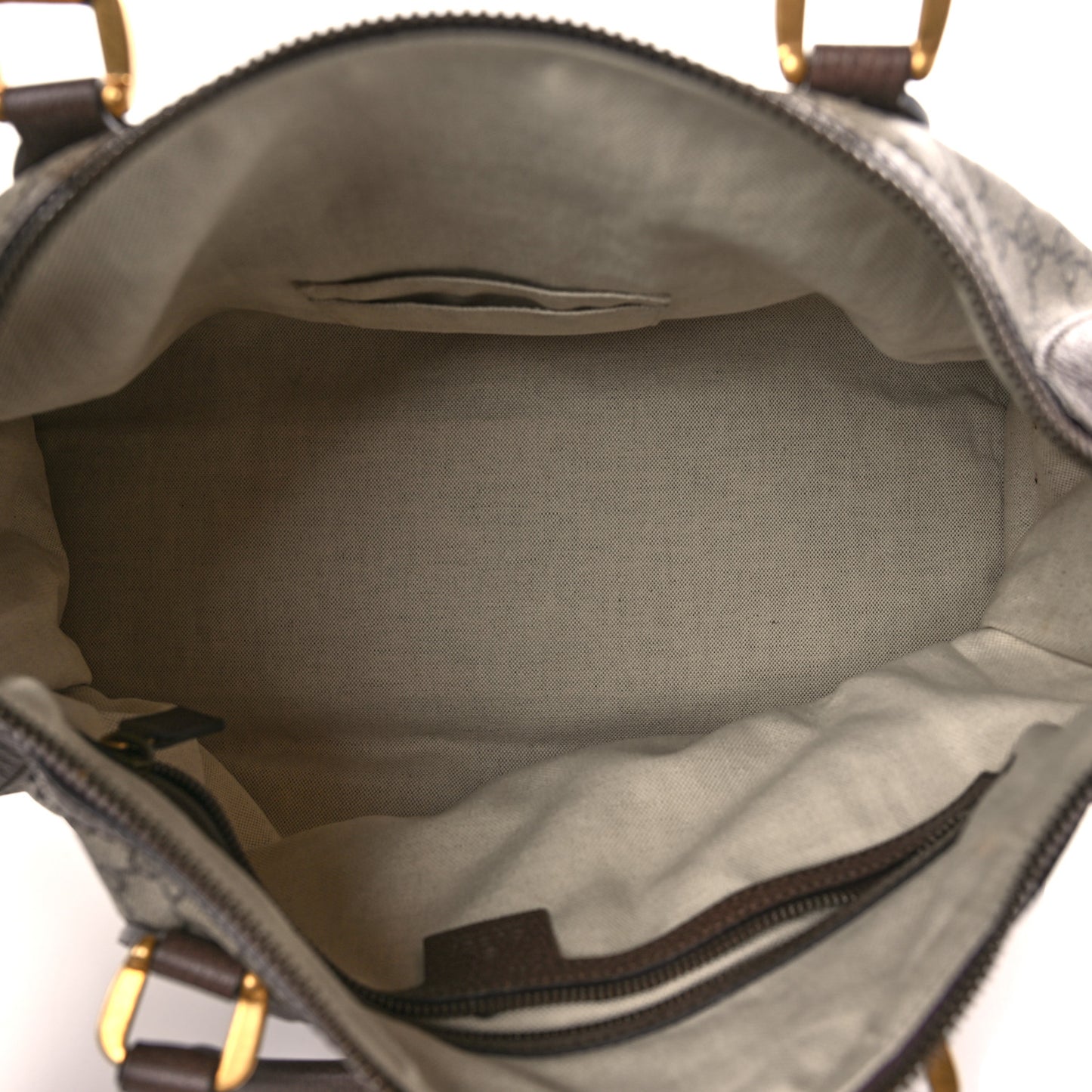 Soft GG Supreme Monogram Web Medium Duffle Bag Beige New Acero Crop