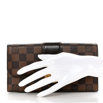 Louis Vuitton Damier Ebene Sistina Wallet 2 of 18