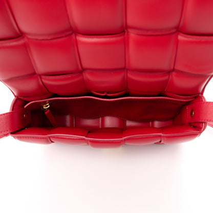 Bottega Veneta Nappa Maxi Intreccio Padded Cassette Crossbody Bag Dark Red 5 of 12