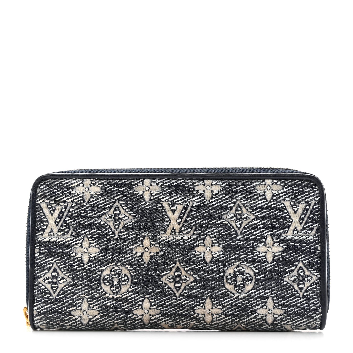 Hollographic Monoglam Zippy Wallet Blue