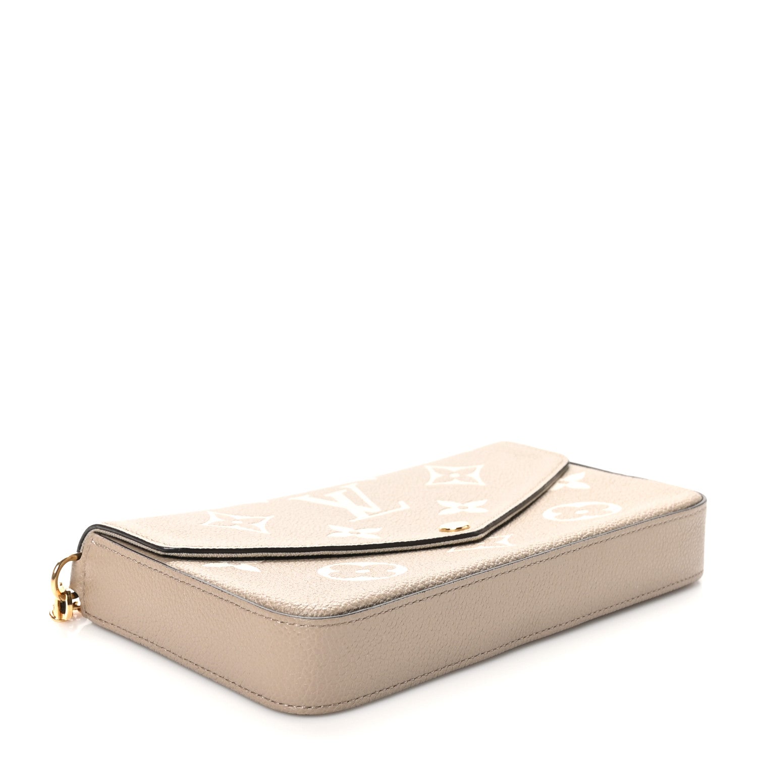 Louis Vuitton Empreinte Monogram Giant Felicie Pochette Tourterelle Creme 5 of 13