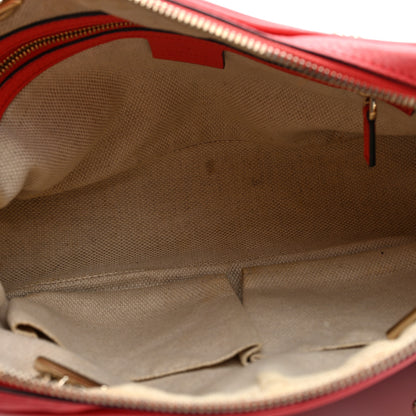 Gucci Pebbled Calfskin Small Soho Bowler Begonia Pink 5 of 11