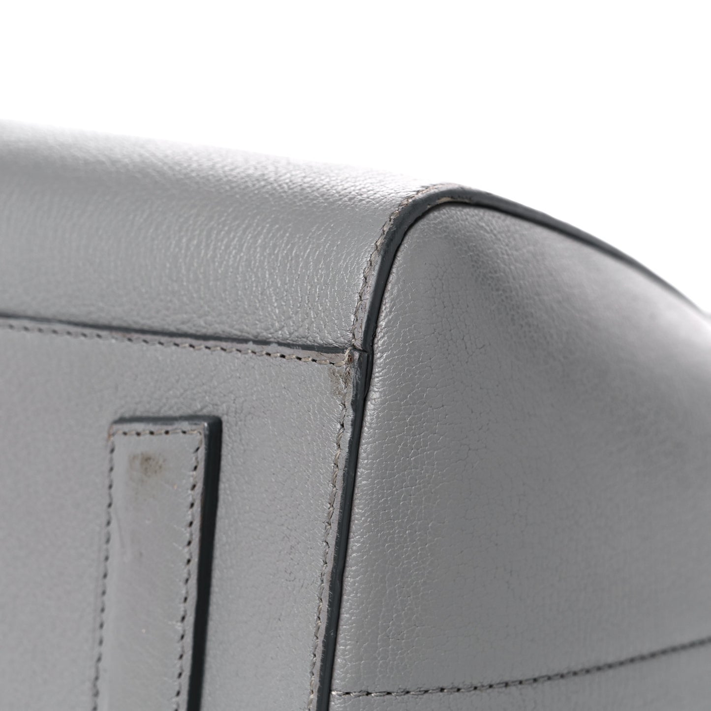 Sugar Goatskin Medium Antigona Pearl Grey