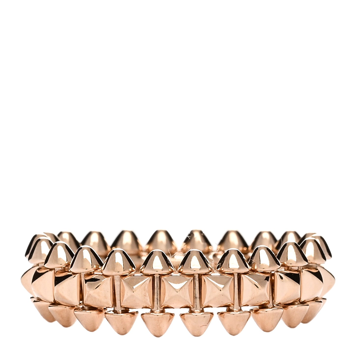 18K Pink Gold SM Clash De Cartier Ring 53 6.5