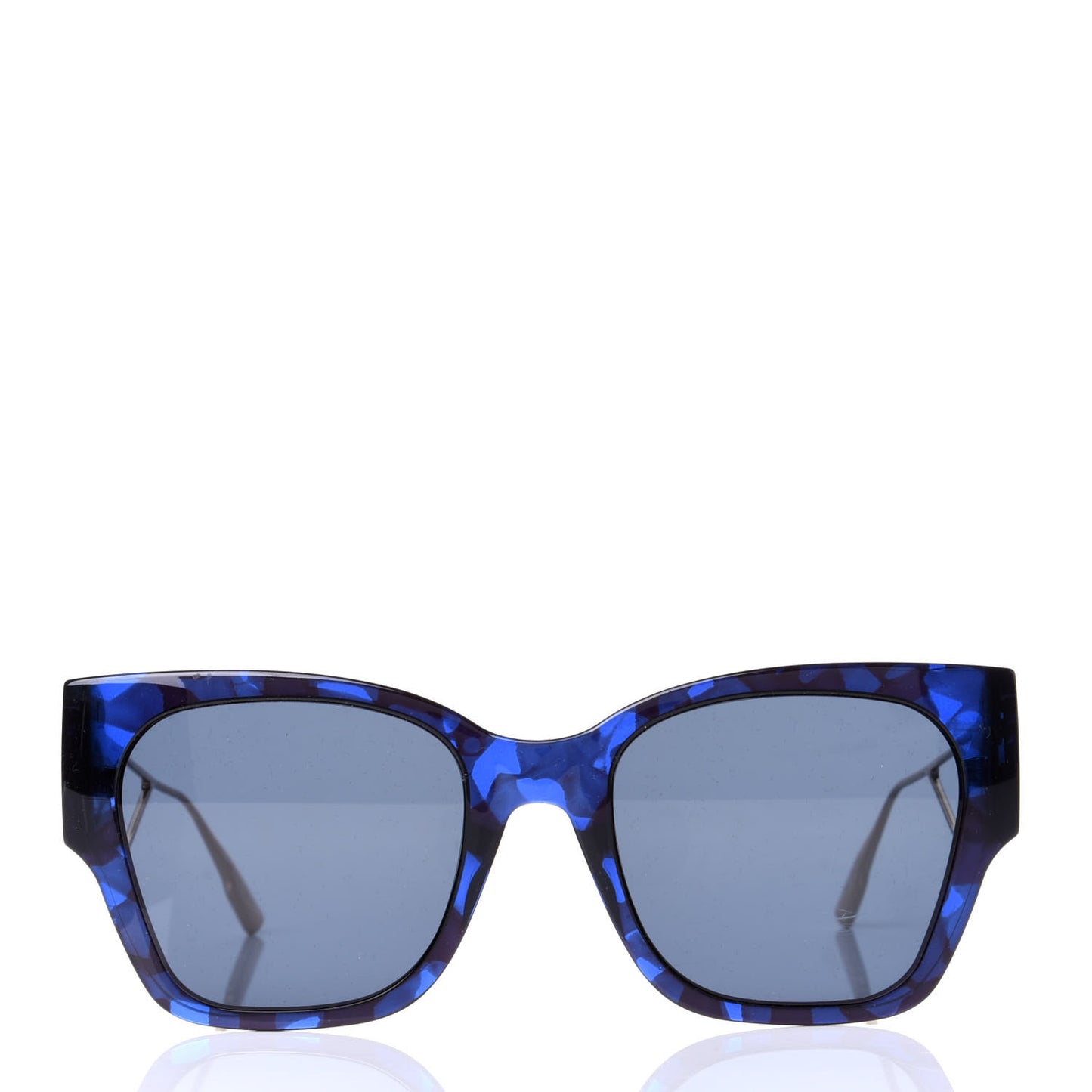 Acetate Rectangular 30 Montaigne 1 Sunglasses Blue