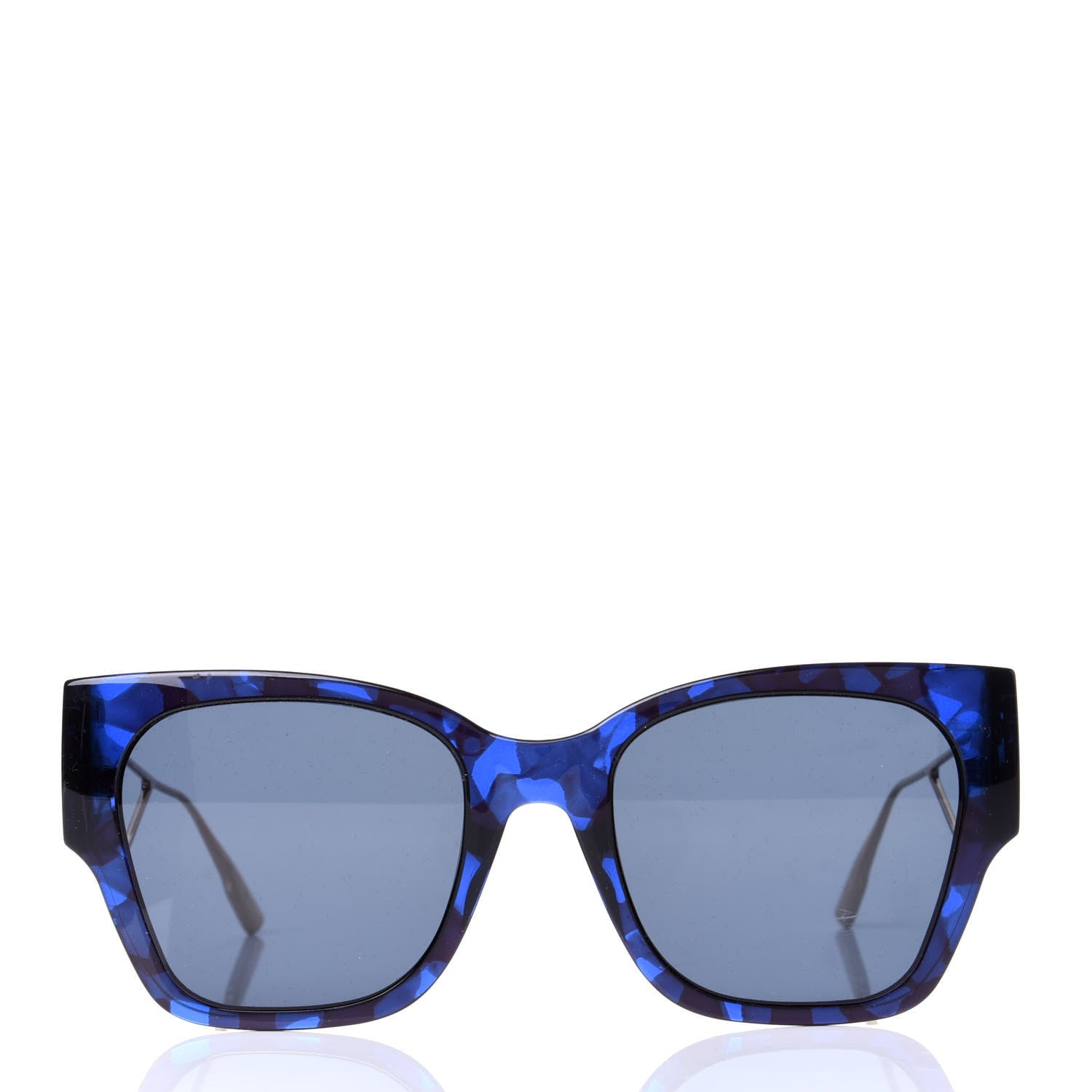Christian Dior Acetate Rectangular 30 Montaigne 1 Sunglasses Blue 2 of 4
