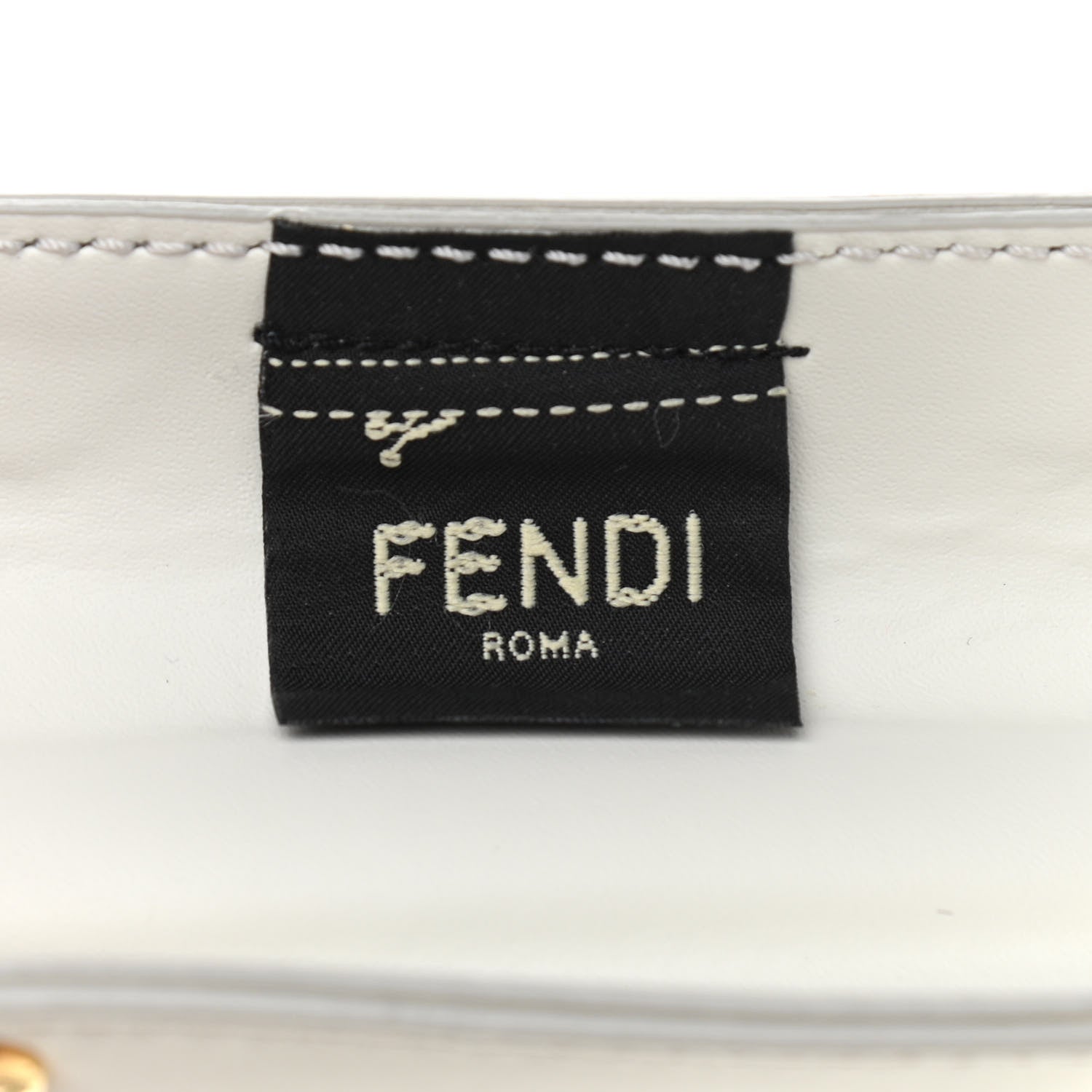 Fendi Recycled Plastic Vitello Liberty Matte Medium Fendi Basket White Ice 12 of 13