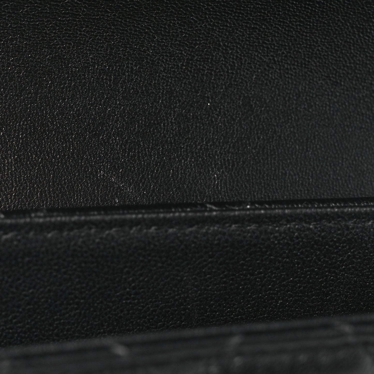 Lambskin Quilted Flap Clutch Black