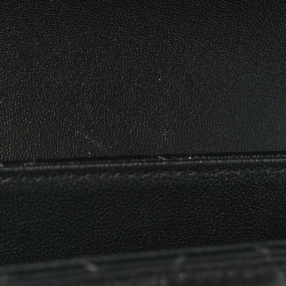 Chanel Lambskin Quilted Flap Clutch Black 11 of 14