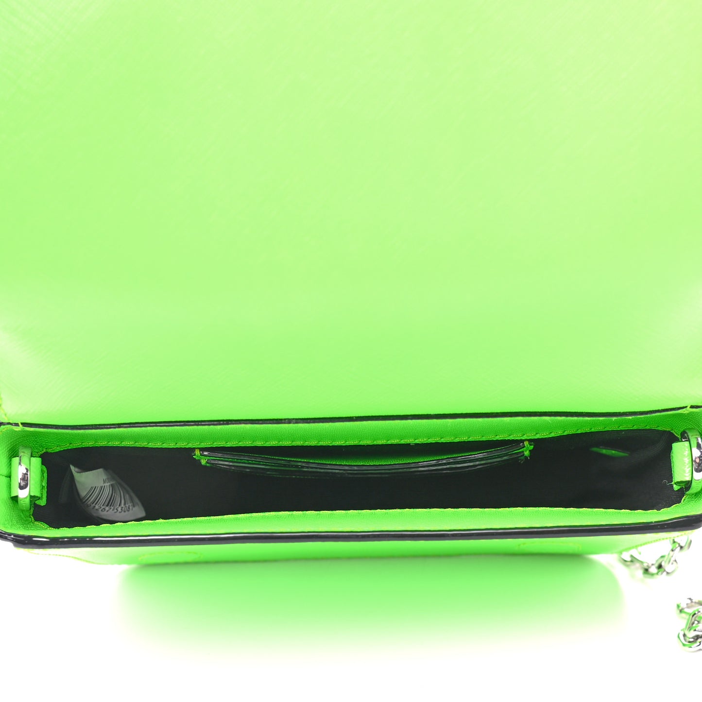 Saffiano Hip Shot Belt Bag Bright Green
