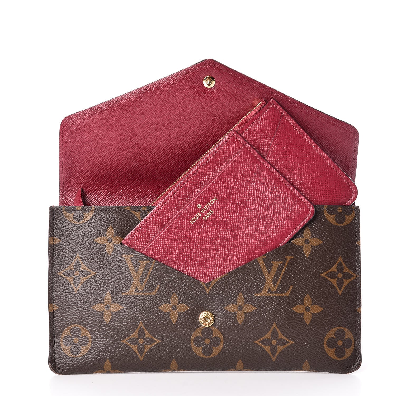 Louis Vuitton Monogram Jeanne Wallet Fuchsia 7 of 10