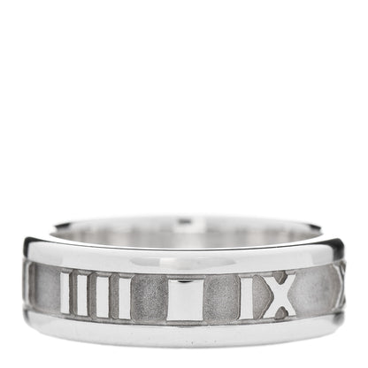 Tiffany Sterling Silver Atlas Ring 54 7 2 of 4