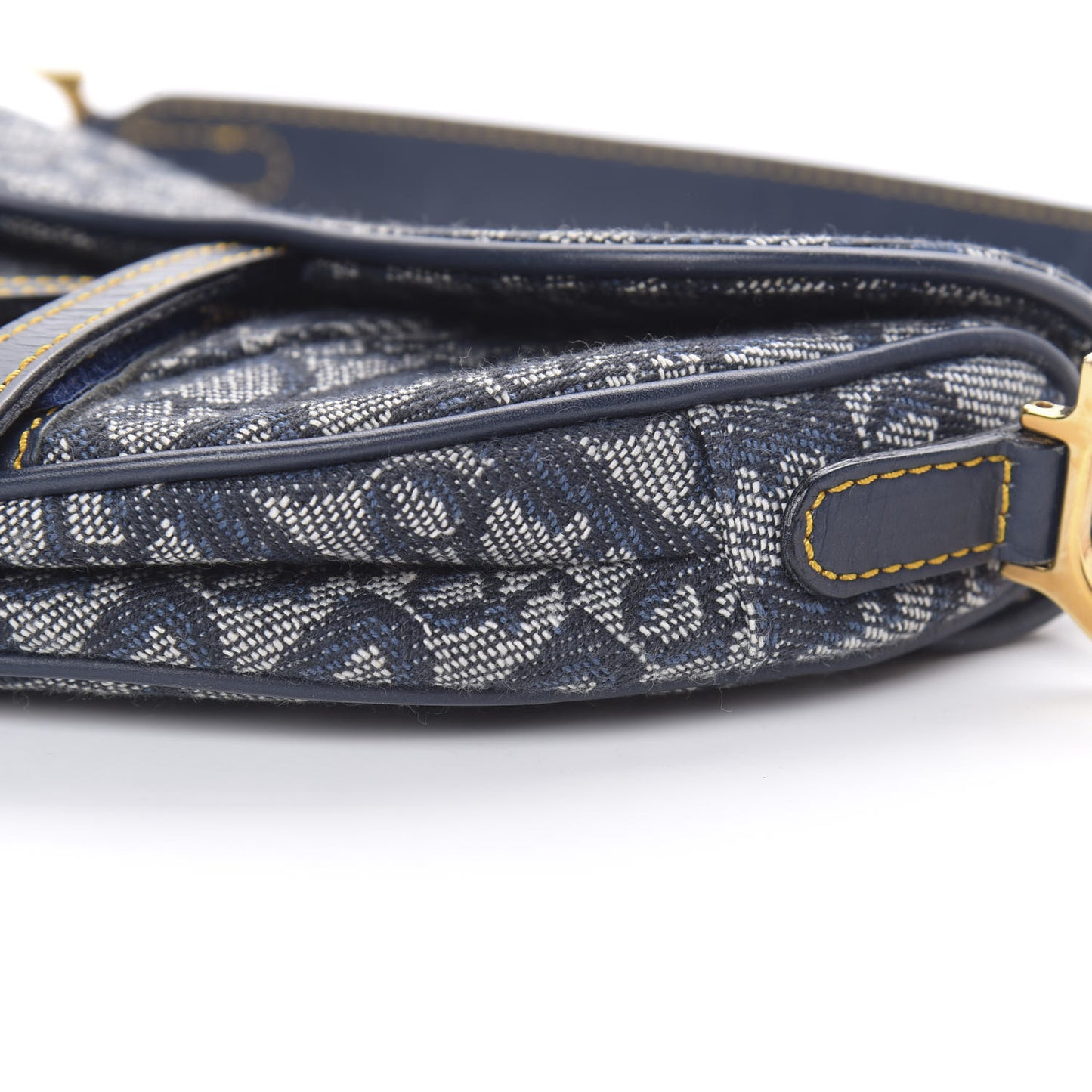 Monogram Mini Saddle Bag Blue