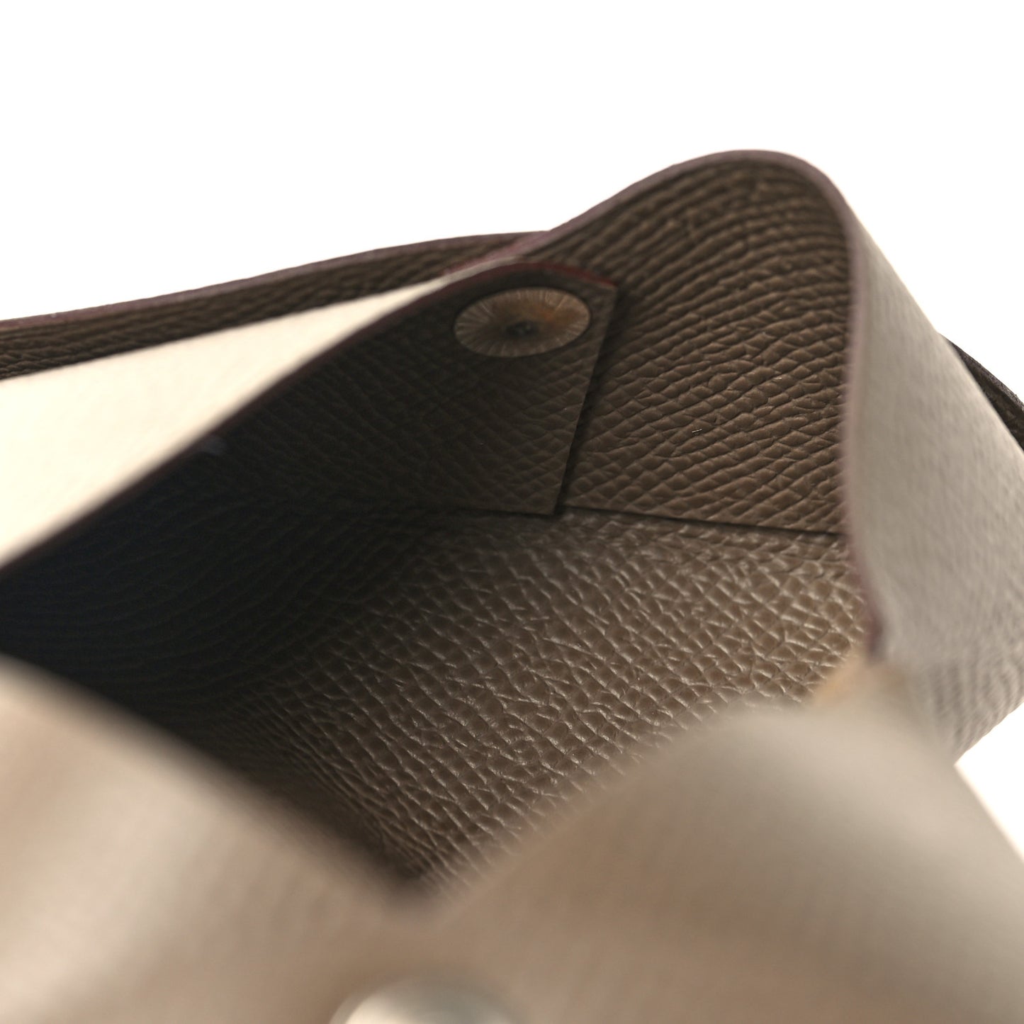 Epsom Calvi Card Case Etoupe