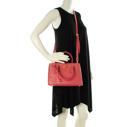 Prada Saffiano Small Galleria Double Zip Tote Tamaris 2 of 7