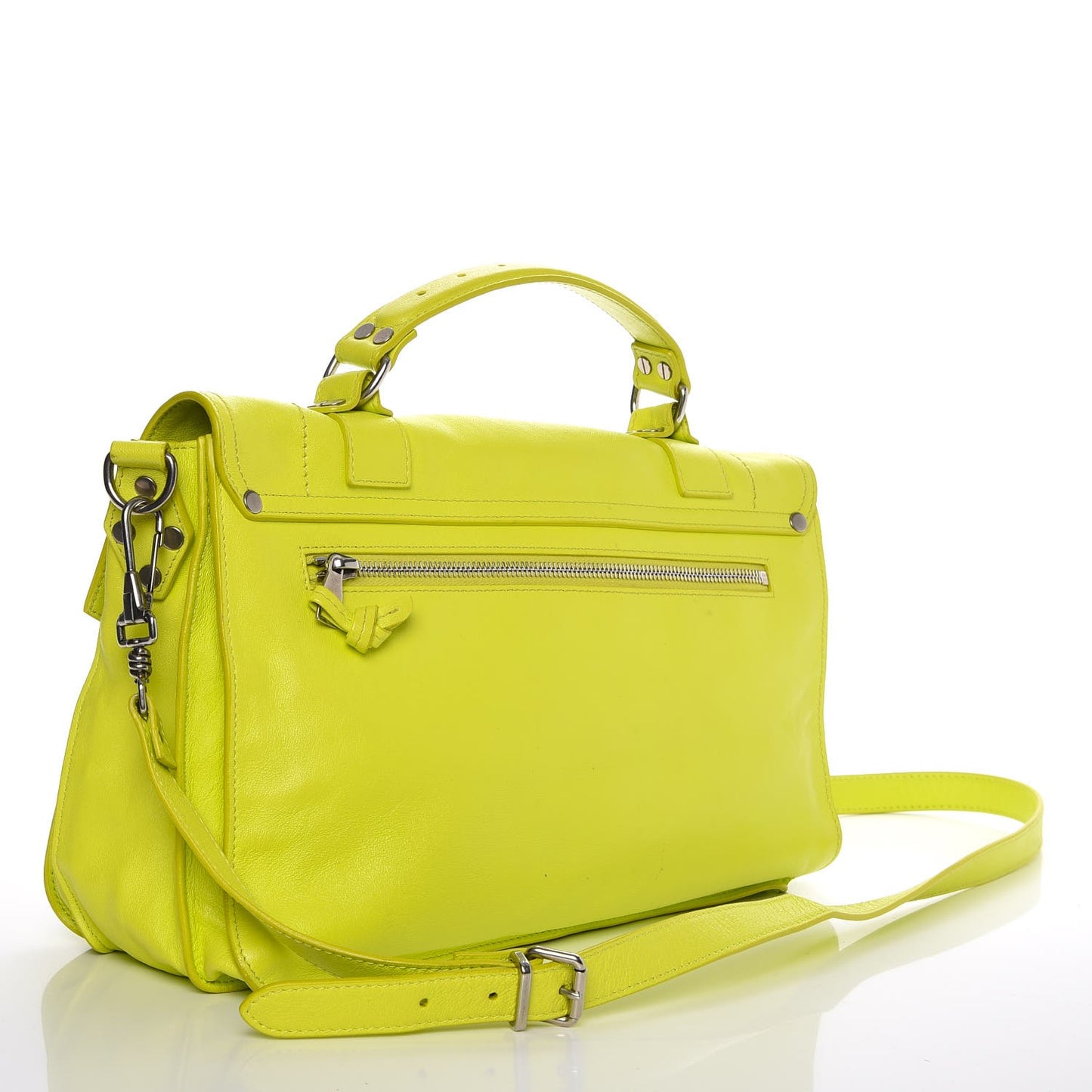 Lambskin Medium PS1 Satchel Sulfur