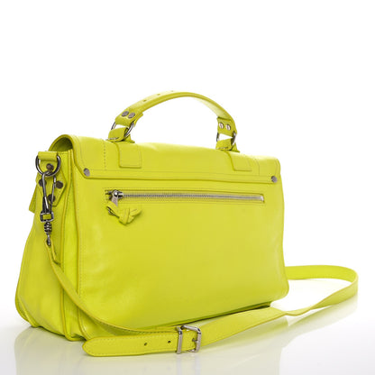 Proenza Schouler Lambskin Medium PS1 Satchel Sulfur 4 of 14