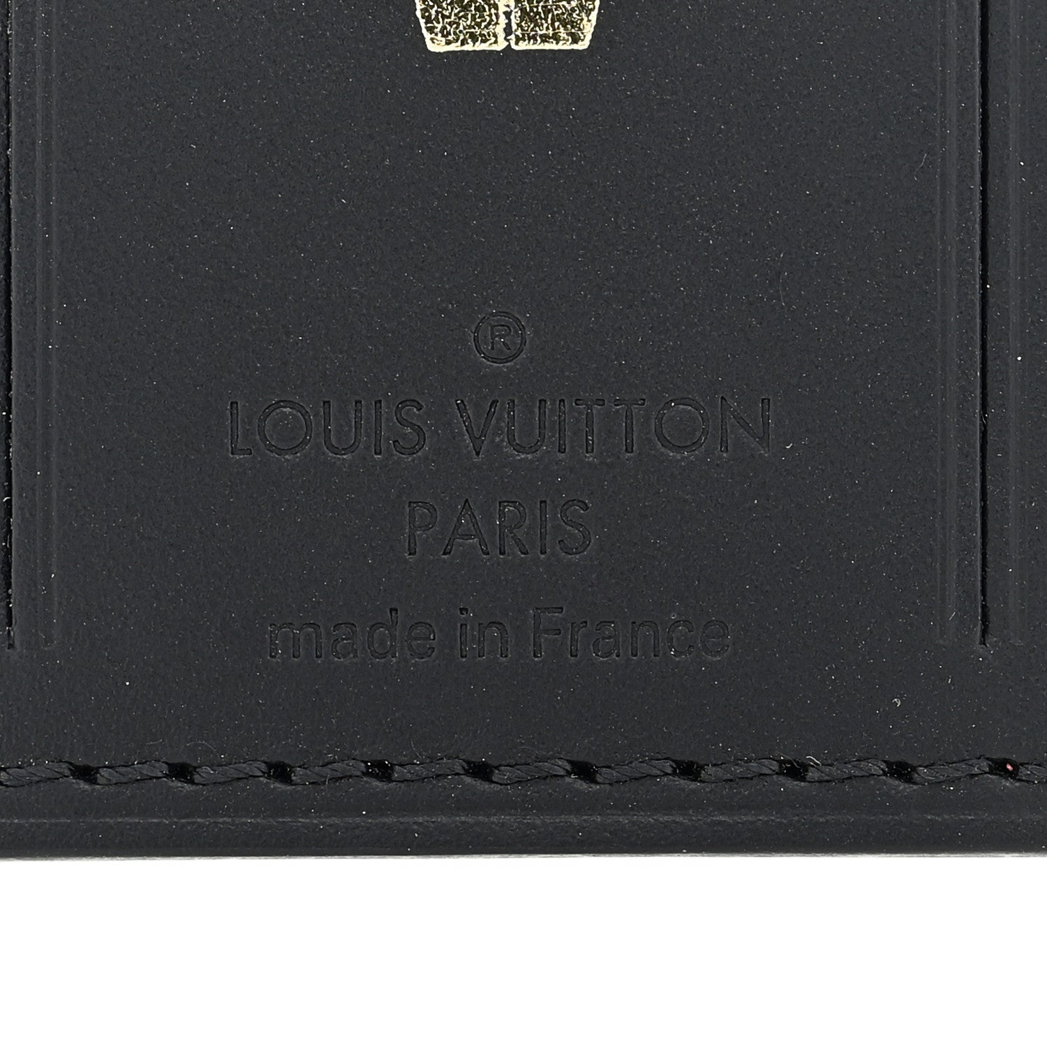 Louis Vuitton Calfskin Vivienne Luggage Tag Black 3 of 3