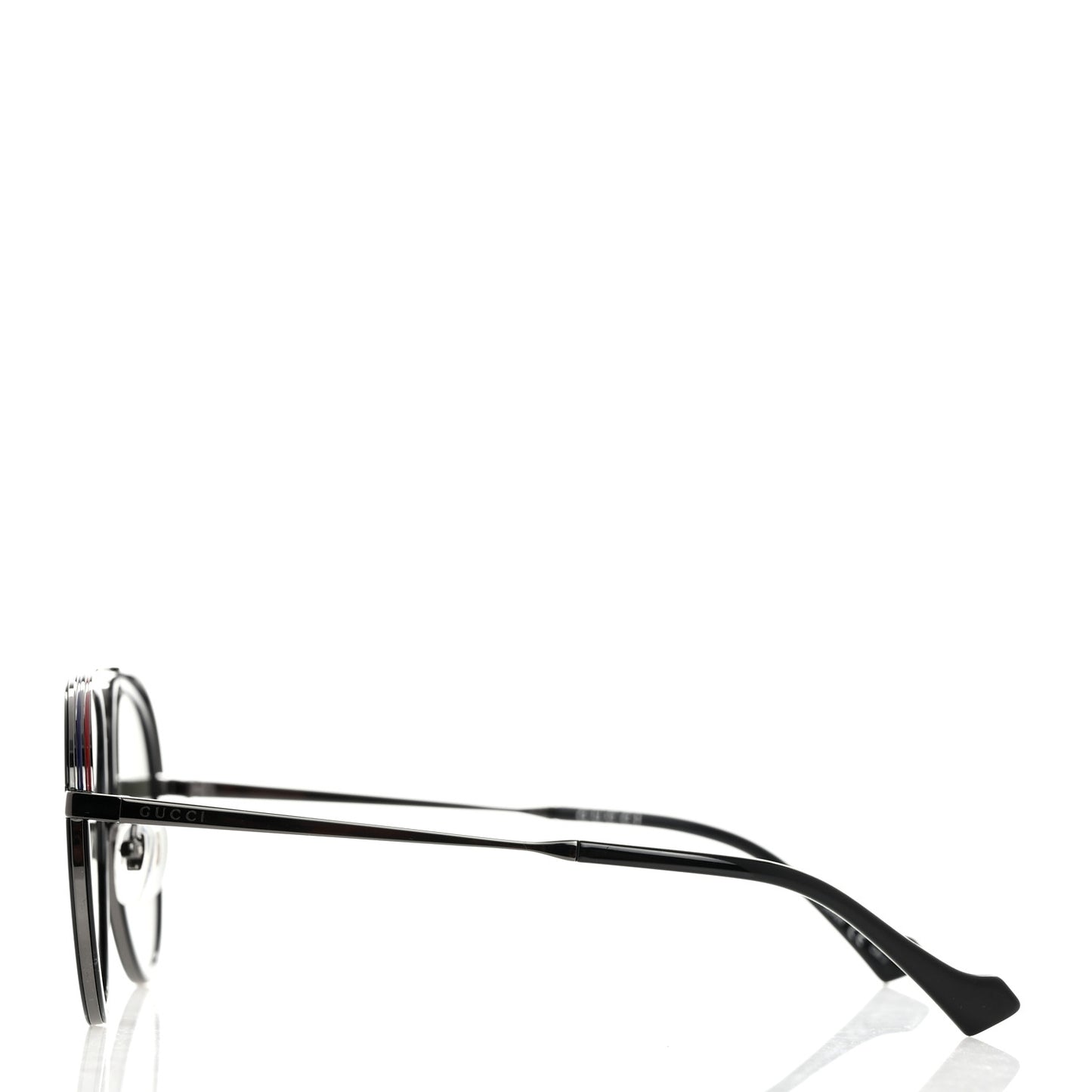 Metal Aviator Sunglasses GG1097S Grey Black