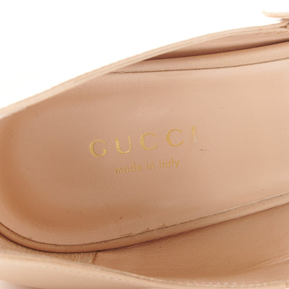 Gucci Malaga Kid Mary Jane Angel Platform High Heel Pumps 36.5 Skin Rose 8 of 10