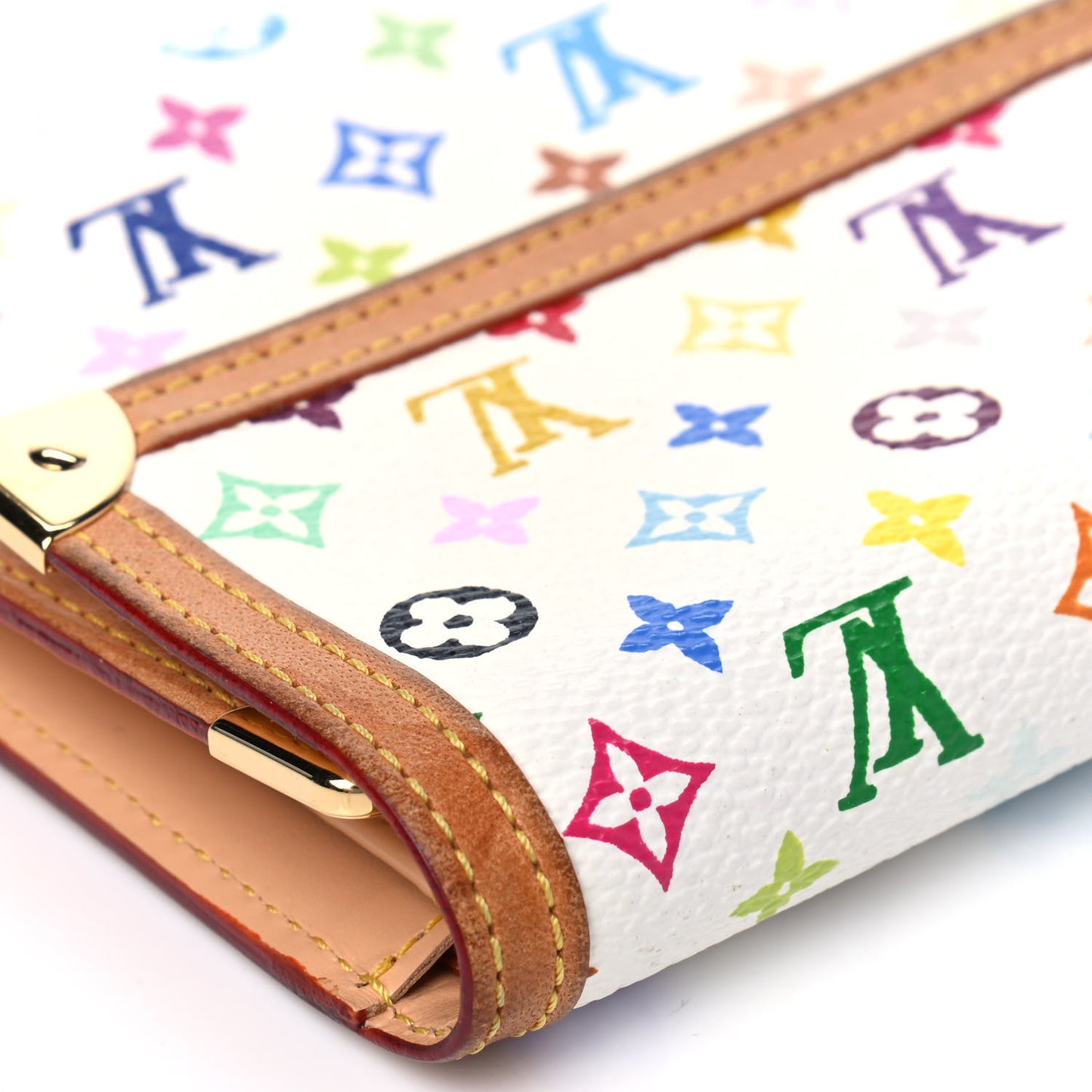 Monogram Multicolor Porte Tresor International Wallet White