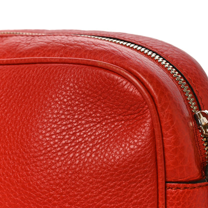 Gucci Pebbled Calfskin Small Soho Disco Bag Tabasco Red 14 of 14