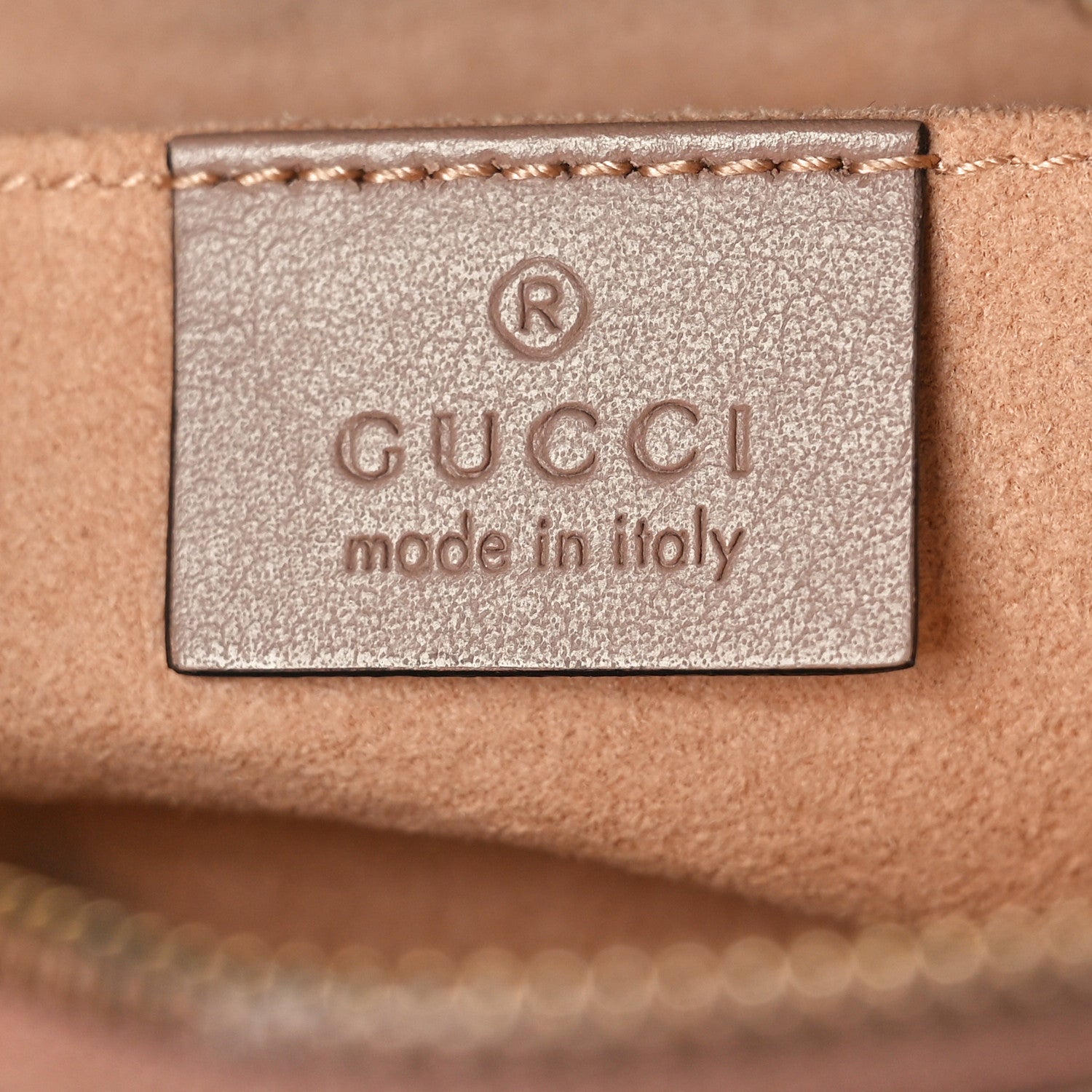 Gucci Calfskin Matelasse Mini GG Marmont Chain Shoulder Bag Porcelain Rose 6 of 10