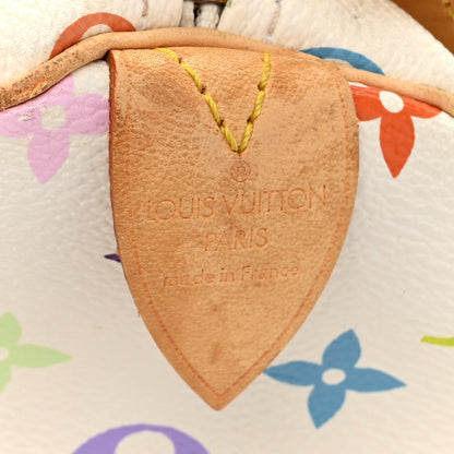 Louis Vuitton Monogram Multicolor Speedy 30 White 6 of 14