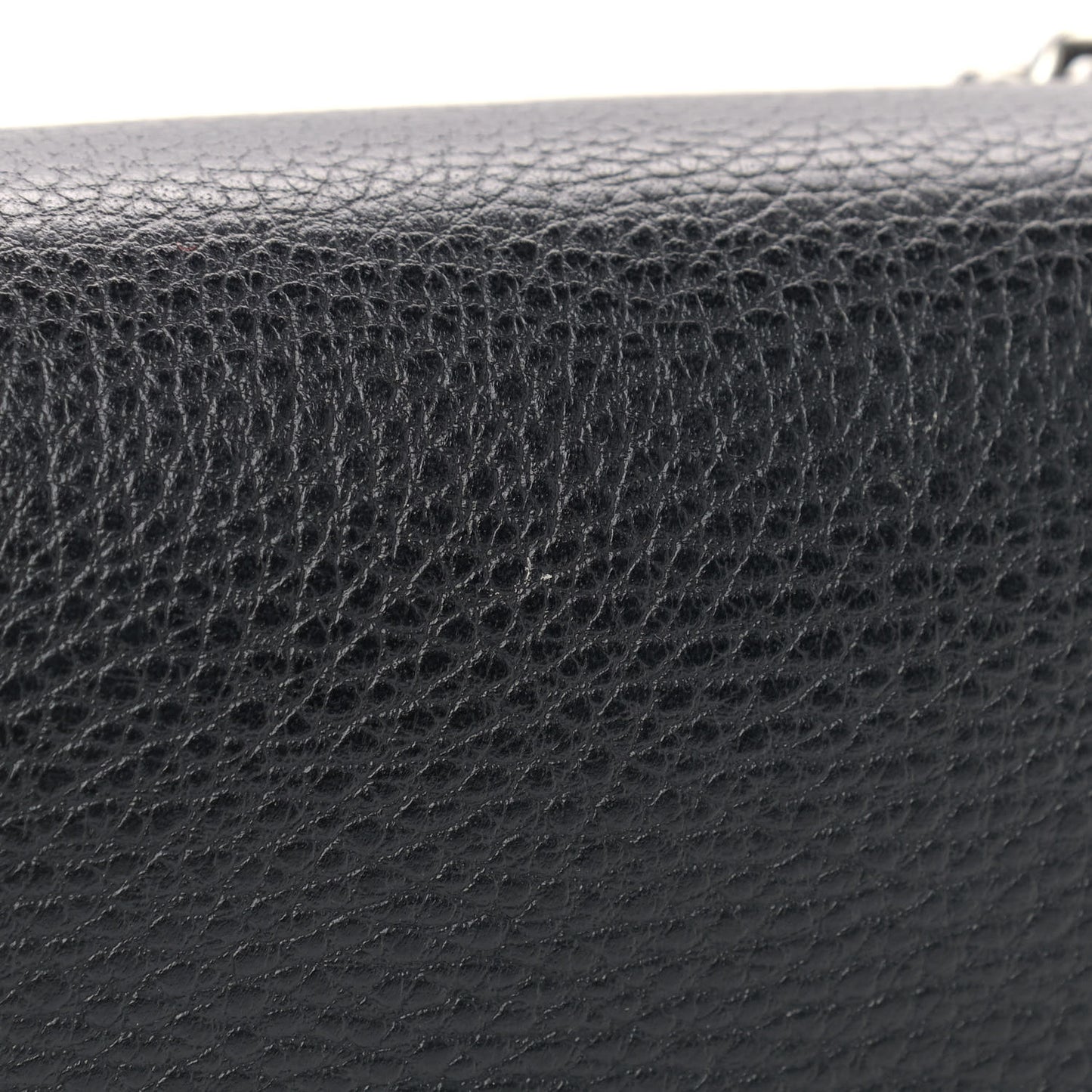 Pebbled Calfskin Small Dionysus Shoulder Bag Black