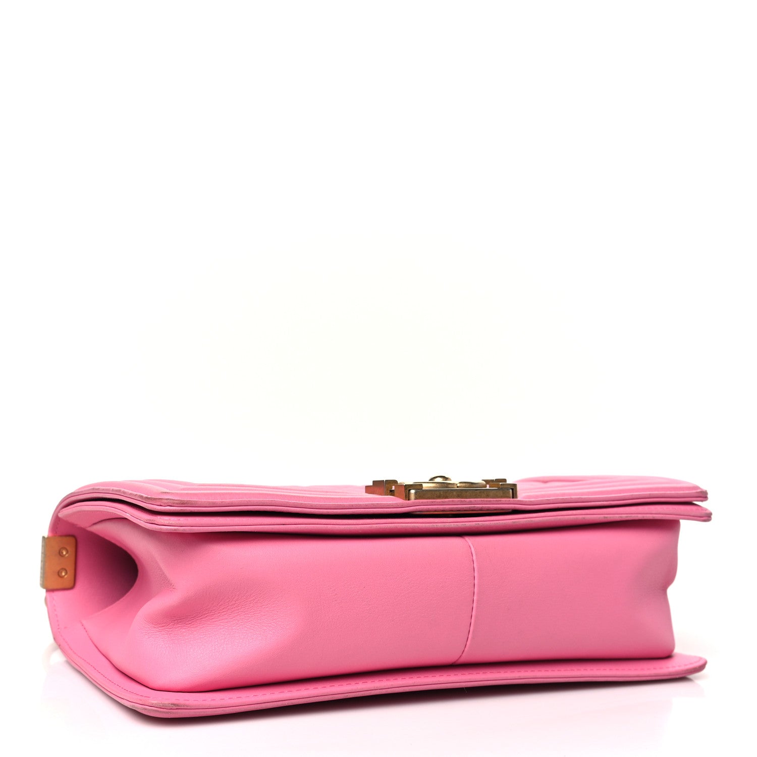 Chanel Calfskin Quilted Medium Boy Flap Pink 4 of 17