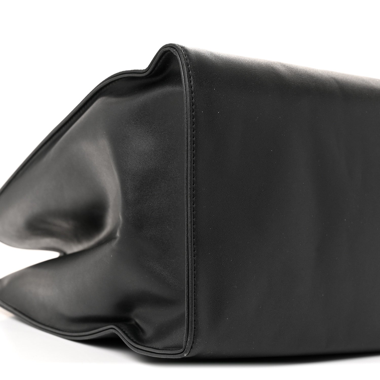 Telfar Vegan Leather Large Shopping Bag Black 9 of 13