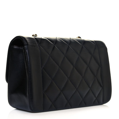 Chanel Lambskin Quilted Small Single Flap Black 2 of 11