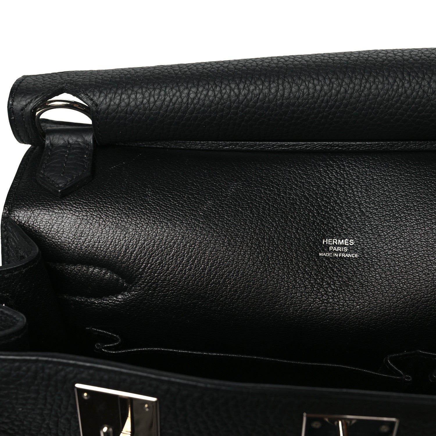 Hermes Taurillon Clemence Jypsiere 28 Black 11 of 11