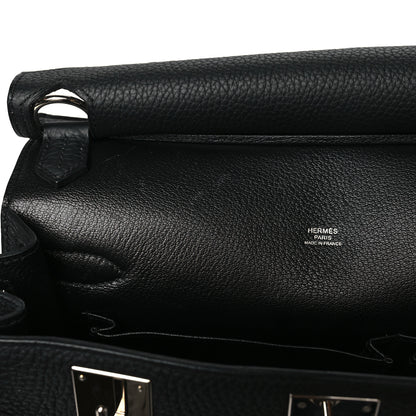 Hermes Taurillon Clemence Jypsiere 28 Black 11 of 11