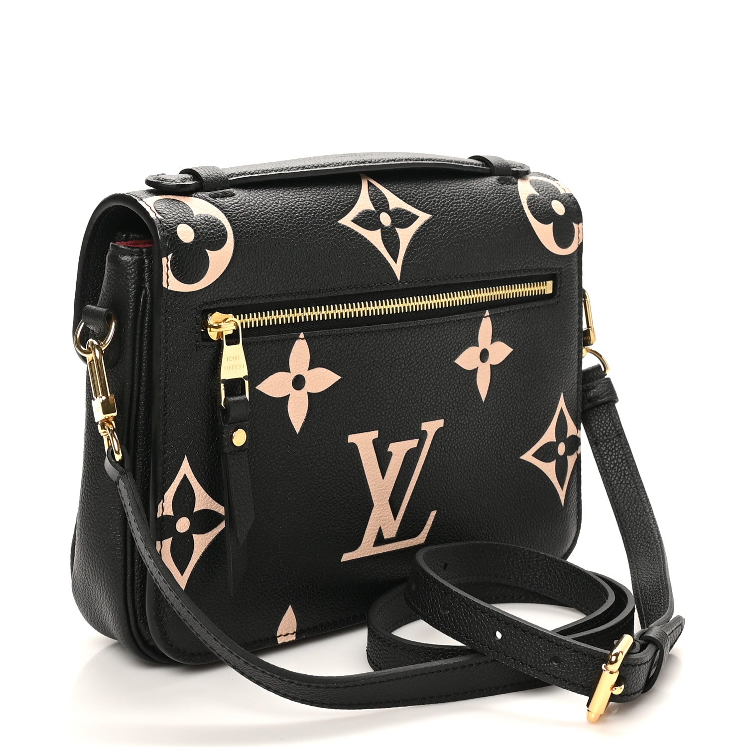Louis Vuitton Empreinte Monogram Giant Pochette Metis Black Beige 3 of 9