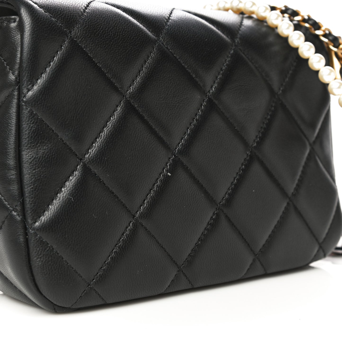 Lambskin Quilted Mini My Perfect Flap Black